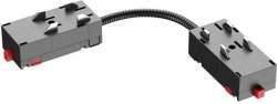 Соединитель угловой гибкий для однофазного шинопровода Denkirs TR2103-BK
