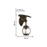 Уличный настенный светильник Favourite Hunt с лампочкой 1847-1W+Lamps E27 P45