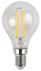 Лампа светодиодная филаментная ЭРА E14 11W 2700K прозрачная F-LED P45-11w-827-E14 Б0047012