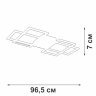 Потолочная люстра Vitaluce V4684-0/3P