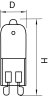 Светодиодная лампа G9 3,5W 4000К (белый) JC LED Lightstar 940424