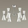 Люстра на штанге с лампочками Lumion Quinn 3661/6C+Lamps E14 Свеча