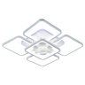 Светодиодная диммируемая люстра с ПДУ Profit Light 8057/4+1 WHT 170W+10W RGB