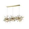 Подвесной светильник Crystal Lux с поддержкой Алиса GARDEN SP3х3 L1200 GOLD-А