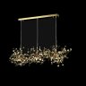 Подвесной светильник Crystal Lux с поддержкой Алиса GARDEN SP3х3 L1200 GOLD-А