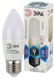 Светодиодная лампа E27 9W 4000К (белый) Эра LED B35-9W-840-E27 (Б0027972)