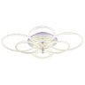 Светодиодная диммируемая люстра с ПДУ Profit Light 8024/8 WHT 232W+10W RGB