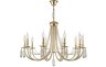 Подвесная люстра Crystal Lux VICTORIA SP10 GOLD/AMBER