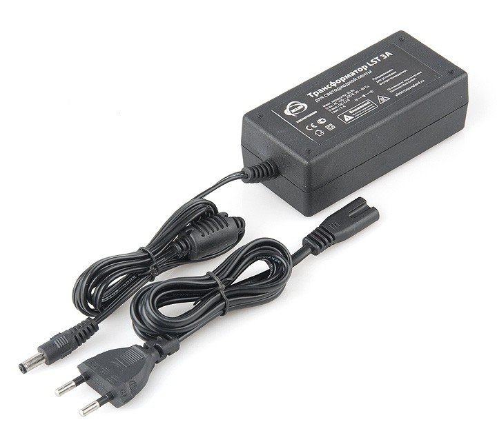 Трансформатор для светодиодной ленты 12V, 36W, IP20 Elektrostandard LST 3A (a029376)