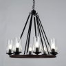 Подвесная люстра Arte Lamp Dalim с поддержкой Алиса A7014SP-8BK-A