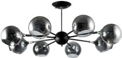 Люстра на штанге Arte lamp Lagos A2708PL-8BK