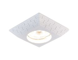 Встраиваемый точечный светильник MR16 Ambrella light Gypsum D2920 W