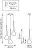 Подвесная люстра Lightstar Forma 808237
