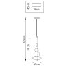 Подвесной светильник Emisfero Lightstar 737540