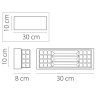 Настенный светильник Osgona Limpio 722640