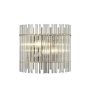 Бра Crystal Lux с лампочками AURELIO AP2 GOLD+CHROME/TRANSPARENT+Lamps E14 Свеча