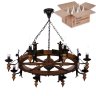 Подвесная люстра с лампочками Velante 586-703-08+Lamps E14 Свеча