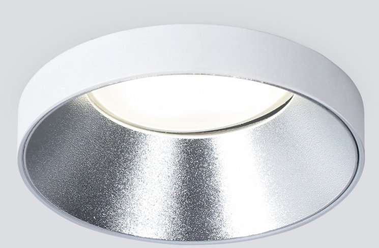 Встраиваемый светильник Elektrostandard 112 MR16 серебро/белый (a053340)