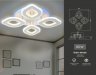 Потолочная диммируемая люстра с пультом ДУ Ambrella light Acrylica FA8841
