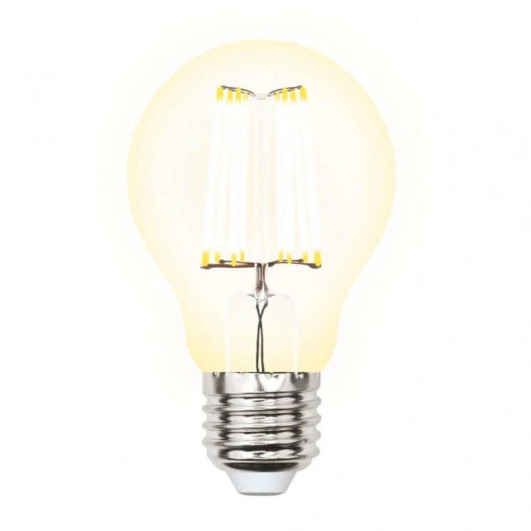 Филаментная светодиодная лампа E27 10W 3000K (теплый) Sky Uniel LED-A60-10W-WW-E27-CL PLS02WH (UL-00002625)