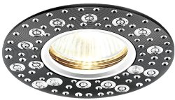 Встраиваемый светильник Ambrella light Classic A801 BK/AL