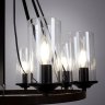 Подвесная люстра Arte Lamp Dalim с поддержкой Маруся A7014SP-8BK-М