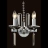 Бра Crystal Lux с лампочками MARRON AP2 CHROME+Lamps E14 Свеча